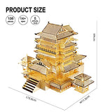 Piececool 3D Metal Puzzle for Adults, Tengwang Pavilion Metal Model Kit, Chinese Famous Architecture Building Kit DIY Craft Brain Teaser 3D Puzzles Piececool