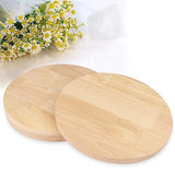 4 Pack Pine Circle Plaque, 12 Inch Round Wood Plaque, Unfinished Wooden Circle Plaque for Painting, Pouring, Resin, Engraving, Collage Artist GNIEMCKIN