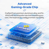 EPOMAKER x LEOBOG Hi75 Aluminum Alloy Wired Gaming Keyboard Barebones Kit, 75% Gasket-Mounted RGB Creamy Keyboard, Hot-swap Custom Mechanical EPOMAKER