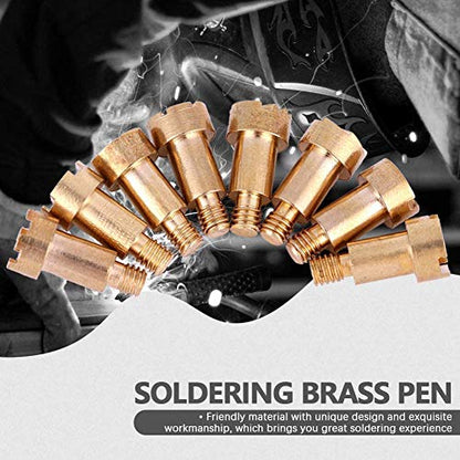 23pcs Wood Burner Tips Set Pyrography Brass Wood Burning Tip for Wood Soldering Carving Embossing Woodburning Accessories