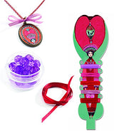 Djeco Jewelry Making Kit, Beads and Hearts DJECO