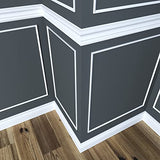 41-4WHW Unfinished White Hardwood Colonial Trim Moulding ORNAMENTAL