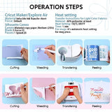 HTVSTD Infusible Ink Transfer Sheets - 23 Sheets 12" x 10" Solid Color Infusible Ink Sheets Paper for Tumbler T-Shirts Mugs DIY Sublimation Paper HTVSTD