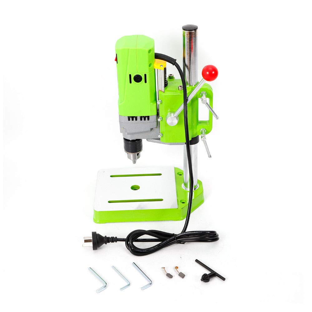Mini Electric Bench Drill Press Stand Mini Portable Press Workbench Wood Drilling Machine Iron Wood for DIY 710W SHZICMY
