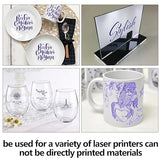 Frddiud Laser Engraving Marking Color Paper, 2 PCS Marking Paper, 15.3" x 10.4" Laser Engraving Paper for Fiber Laser Marking and Engraving, Laser to Frddiud