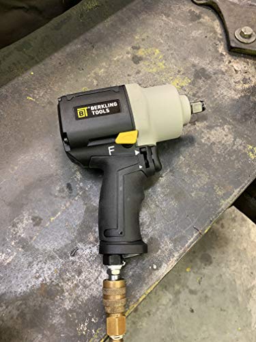 Berkling Tools 2463T 1/2" HEAVY DUTY Pneumatic Impact Wrench - Air Powered, Twin Hammer, Composite Handle Berkling Tools