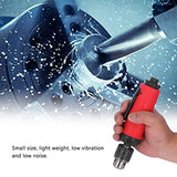 Inline Mini Air Drill with a 3/8 Keyless Chuck,20000rpm High Speed Straight Pneumatic Drill Set Power Reversible Air Drilling Tool Yunseity