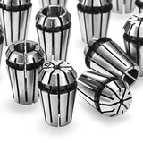 Genmitsu 15PCS ER11 Precision Spring Collet Set for CNC Engraving Milling Lathe Chuck Tool, 1.0mm-7.0mm & 1/4", 1/8" Genmitsu