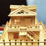 DLOnline 150Pcs Wooden Dowel Rods Wood Sticks - 1/4 x 12 Inch Unfinished Bamboo Sticks Precut Dowels for Crafts and DIY DLOnline