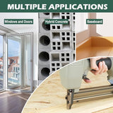 Woodpecker 14 Gauge Pneumatic Concrete Nail Gun ST38H with Safety Lock, 3/4-Inch to 1-1/2-Inch Length Air Power Concrete T Nailer Heavy Duty Concrete KAMSIN