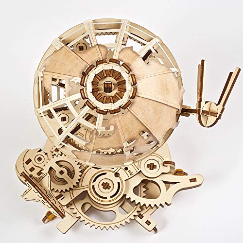 UGEARS Globe - Wooden Educational Puzzle Idea Self Assembling Mechanical 3D Model DIY Brain Teaser - WoodArtSupply