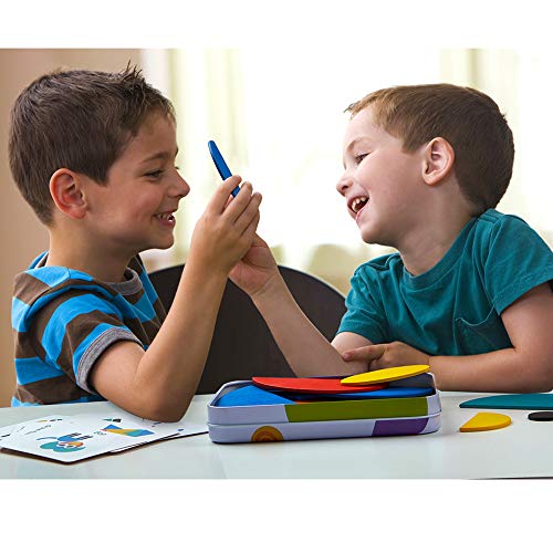 LiKee Wooden Pattern Blocks Jigsaw Puzzle Montessori Toys Sorting and Stacking Games for Toddlers Kids Boys Girls Age 3+ Years Old (36 Shape Pieces& LiKee