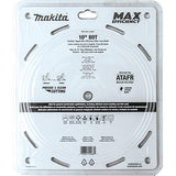 Makita B-66977 10" 80T Carbide-Tipped Max Efficiency Miter Saw Blade Makita