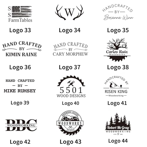 Personalised KAINSY Custom Branding Iron for Wood and Leather - Durable Metal Stamp for Crafting and Gifts KAINSY