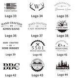 Personalised KAINSY Custom Branding Iron for Wood and Leather - Durable Metal Stamp for Crafting and Gifts KAINSY