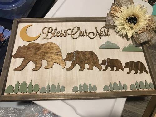 Unfinished Wood Crescent Moon Shape | DIY Celestial Night Sky Craft Cutout | Up to 36" 14" / 1/2" 24 Hour Crafts