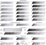 Arteza Drawing Set for Adults, Set of 33 Artist Sketching Tools, 20 Graphite & 4 Charcoal Sketch Pencils, 1 Fineliner, 3 Blenders, 1 Sharpener, 3 ARTEZA