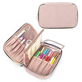 Yarwo Carrying Case Compatible with Cricut Tools Set, Accessories Organizer Bag for Craft Pens and Basic Tools, Dusty Rose (PATENTED DESIGN) Yarwo