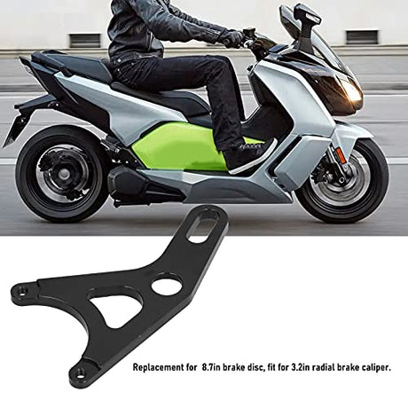 Acouto Rear Brake Caliper Bracket for Motorcycle Electric Scooter 8.7in Brake Disc 3.2in Radial Caliper Rear Brake Caliper Mount Adapter Mounting Acouto
