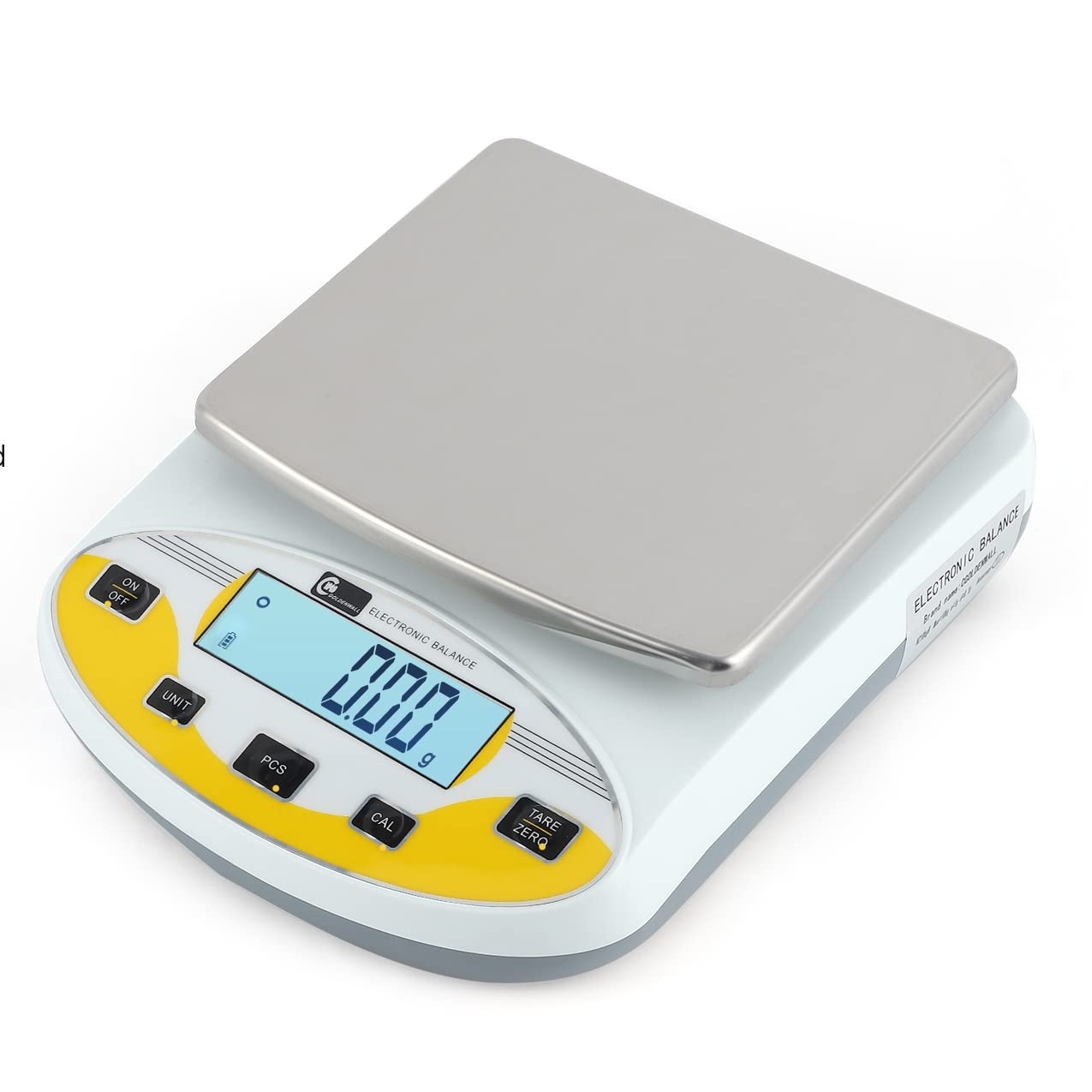 CGOLDENWALL Precision Lab Scale 5000gX0.01g Analytical Electronic Balance Digital Laboratory Scale Precision Jewelry Scales Kitchen Weighing - WoodArtSupply