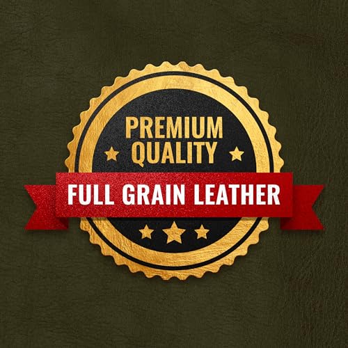Under NY Sky Cargo Green Apron – Cross-Back with Leather Straps, Heavy-Duty Waxed Canvas and Split-Leg – Adjustable for Men and Women – Pro Under NY Sky