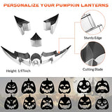 WANNTS Pumpkin Carving Kit Halloween, Safe and Easy Set for Kids, DIY Stainless Steel Tools Halloween Decoration Jack-O-Lanterns, Gift Halloween(24 WANNTS