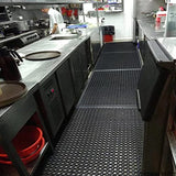 sunnyuup Commercial Rubber Floor Mats & Matting 3FT x 5FT Anti-Fatigue Rubber Floor Mat with Drainage Holes Heavy Duty Non-Slip Drainage Mat for sunnyuup