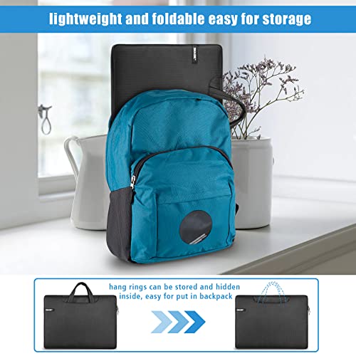 Case for A4 Light Box, IMAGE Waterproof 14 Inch Light Box Travel Storage Case Pouch Cover with Pockets Protective Light Pad Case for A4 Tracing Light Pad Black