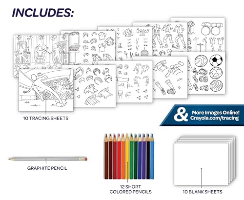 Crayola Light Up Tracing Pad - Blue, Tracing Light Box for Kids, Drawing Pad, Holiday Toys, Gifts for Boys and Girls, Ages 6+ Crayola
