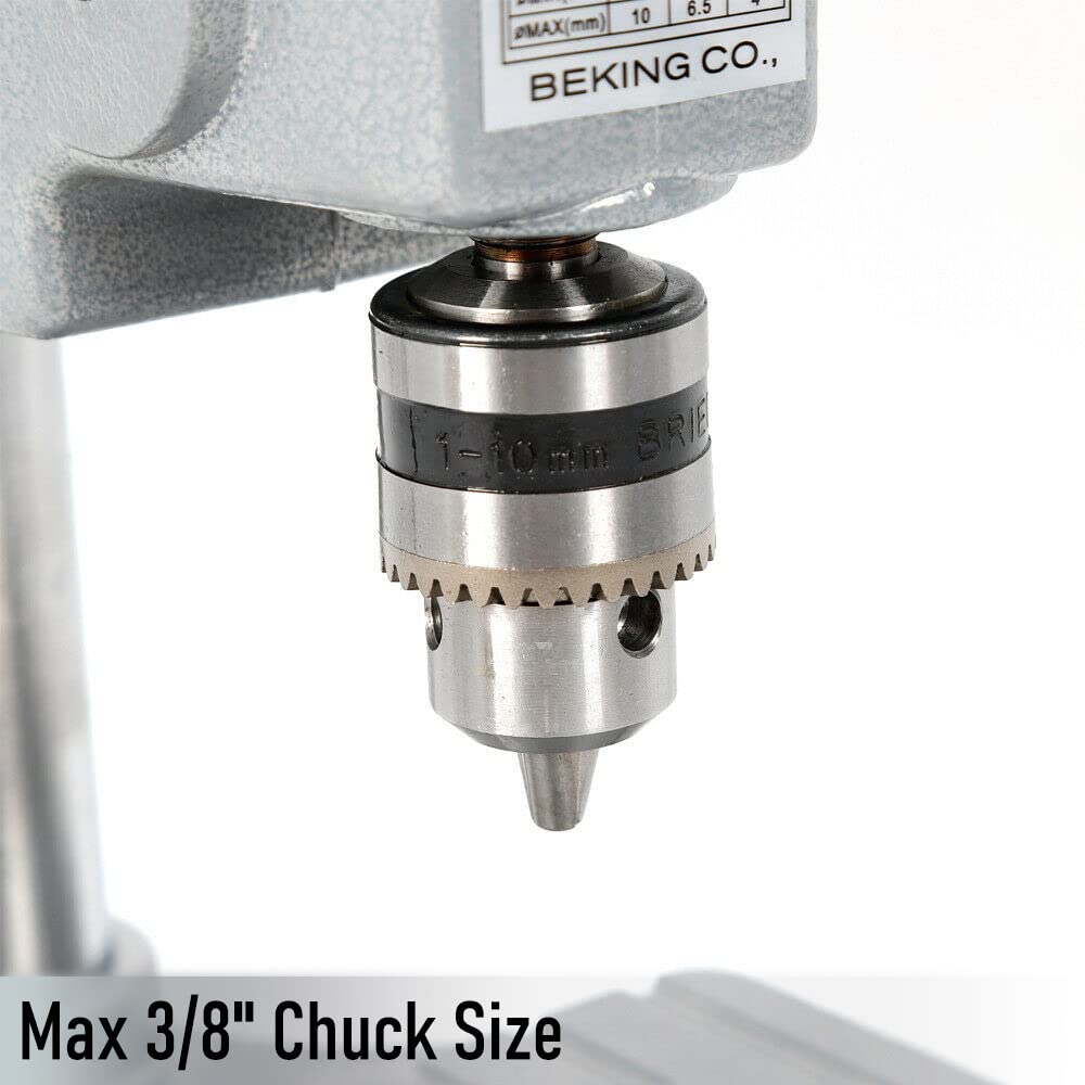 Mini Bench Drill Press, 340W Portable Drill Workbench, Light-Duty DIY Craft Drilling Repair Tool Expanding Drilling Machine Pressed-in Chuck 1-10mm DONNGYZ