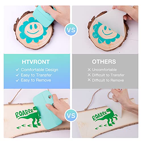 HTVRONT Vinyl Scraper - 2Pack Scraper Tools for Vinyl, Craft Weeder Vinyl Tool Kit Basic Tool-Scraper for Vinyl HTVRONT