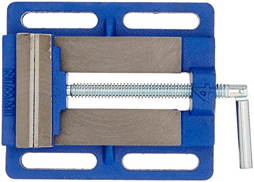 IRWIN Drill Press Vise, 4.5” Jaw Capacity, Ultimate Durability, Slotted Base (226340) IRWIN