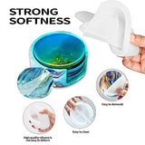 5PCS Resin Coaster Molds Resin Molds Coaster Molds for Epoxy Resin Coaster Resin Mold Silicone Molds Coaster Molds for Resin Casting Round Silicone ZJWZSLI