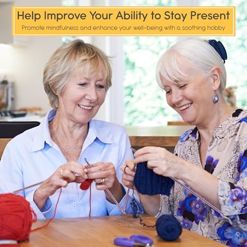 MOMOTOYS Beginner Crochet Kit w/ 130 Page Book, Crochet Yarn Set, Crochet Hook Kit & Crochet Needle Kit - Crochet Kits for Beginners - Crocheting Kit MOMOTOYS