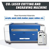 US STOCK RECI W6 150W CO2 Laser Cutter Red-Light Pointer, Auto-Focus,150W CO2 Laser Engraving Cutting Machine 51-3/16''×35-7/16'' 1300 x900mm SFX