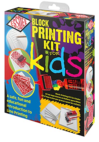 Essdee P6K4K Block Printing Kit for Kids, for 1 Year to 99 Years Essdee