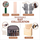 Wood Carving Tools Pack of 15- Includes Black Walnut Handle Wood Carving Knife,Whittling Knife,Hook Knife,Polishing Compound,Sharpening Stone,Cut CUITASTE