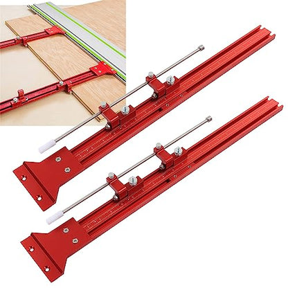 FTVOGUE Parallel Guide Rail System Circular Saw Track Set Woodworking 90 Degree Guide Rail Joining Set T-Track Miter Track Guide Auxiliary Tool for - WoodArtSupply