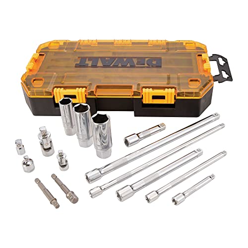 DEWALT Accessory Socket Set, 15-Piece (DWMT73807) - WoodArtSupply