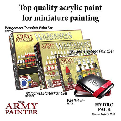 The Army Painter Hydro Pack Palette Paper for Acrylic Paint. 50 Wet Pallet Paper and 2 Wet Palette Sponges to Stay Wet Palette for Acrylic Painting - WoodArtSupply