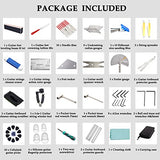 Meideal 65 Pieces Guitar Repairing Maintenance Tool Kit, Guitar Setup Kit Cleaning Care Accessories for Acoustic Electric Guitar Bass Ukulele Meideal