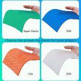 BBDINO Silicone Mold Making Kit, Liquid Super Elastic Silicone for Mold Making, 4.4 lbs (70 oz), Fast Cure Silicone Rubber Mold Making Kit, 1A:1B BBDINO