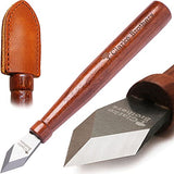 Clarke Brothers Marking Knife and Real Leather sheath – Wood Marking Gauge – Premium Woodworking Tool with High Carbon Steel Blade – Quality with Clarke Brothers
