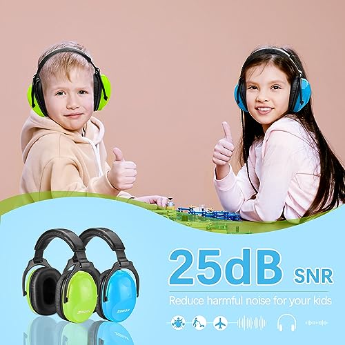 ZOHAN Kids Ear Protection 2 Pack,Kids Noise Canceling Headphone for Concerts, Monster Truck, Fireworks - WoodArtSupply