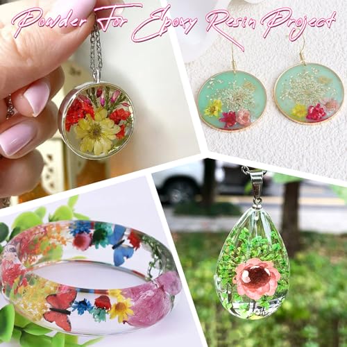 1700 PCS Bulk Tiny Dried Flowers for Resin - Small Dried Flowers for Crafts, Natural Real Mini Dried Pressed Flowers for Jewelry Earrings Epoxy LGFMGWH