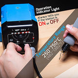 WEP 939-III Dual Pen Wood Burning Kit 34-IN-1 with 20 Woodburning Tips Soft-Grip Pyrography Pen with 2 Stencils, 2 Unfinished Wood, 1 Pen Holder WEP