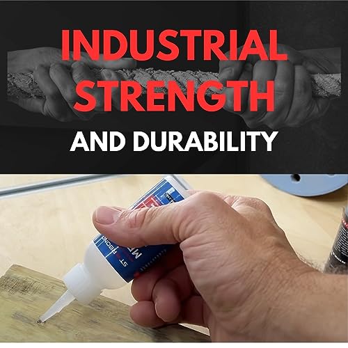 Starbond 2 oz. Medium CA Glue (Premium Cyanoacrylate Super Glue) for Quick Glue-ups, Woodworking, Woodturning, Hobby Models Starbond