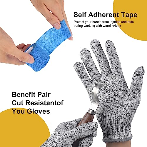 Wood Carving Tools, 26 PCS Wood Whittling kit for Beginners, Wood Carving Knife Set, Premium Whittling Knives Set for All Levels, Professional Neddie