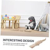 Vaguelly 5pcs DIY Wood Toy Painting Realistic Crocodile Plaything Small Crocodile Model Wood Crocodile Model Toy for Kids Students Handcraft Vaguelly