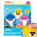 Baby Shark 3D Mosaic Stickers by Horizon Group USA, Decorate a Activity Book with Over 300 Foam Stickers, Create Your Own 3D Sticker Art, 3D Baby Shark